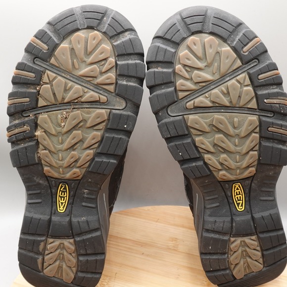 KEEN Shoes Mens 8D Grey Yellow Targhee III Waterproof Low Hiking F2892-11 main image 2